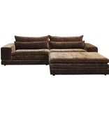 KantoormeubelenPlus Londen 3-zits + Ottoman umber