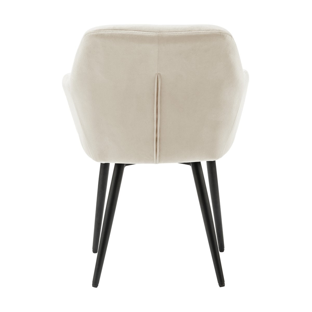 SalesFever Fauteuil crème fluweel