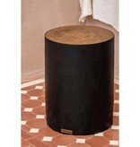 KantoormeubelenPlus The Tribe Kruk - Natuurlijk Zwart