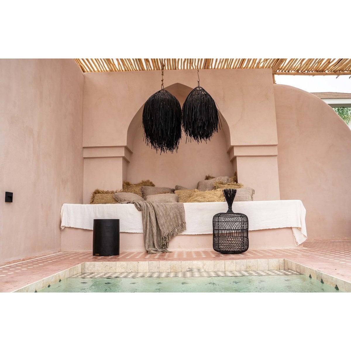 KantoormeubelenPlus The Tribe Kruk - Natuurlijk Zwart