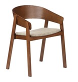 KantoormeubelenPlus EDO WOUTEN AANGEVOERDER REDDISH (set van 2)