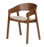 KantoormeubelenPlus EDO WOUTEN AANGEVOERDER REDDISH (set van 2)