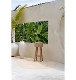 KantoormeubelenPlus De Raffia-barkruk