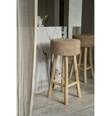 KantoormeubelenPlus De Raffia-barkruk