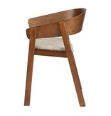 KantoormeubelenPlus EDO WOUTEN AANGEVOERDER REDDISH (set van 2)