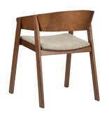 KantoormeubelenPlus EDO WOUTEN AANGEVOERDER REDDISH (set van 2)