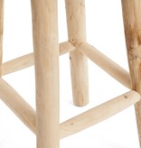 KantoormeubelenPlus De Raffia-barkruk