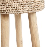 KantoormeubelenPlus De Raffia-barkruk
