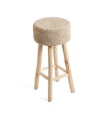 KantoormeubelenPlus De Raffia-barkruk