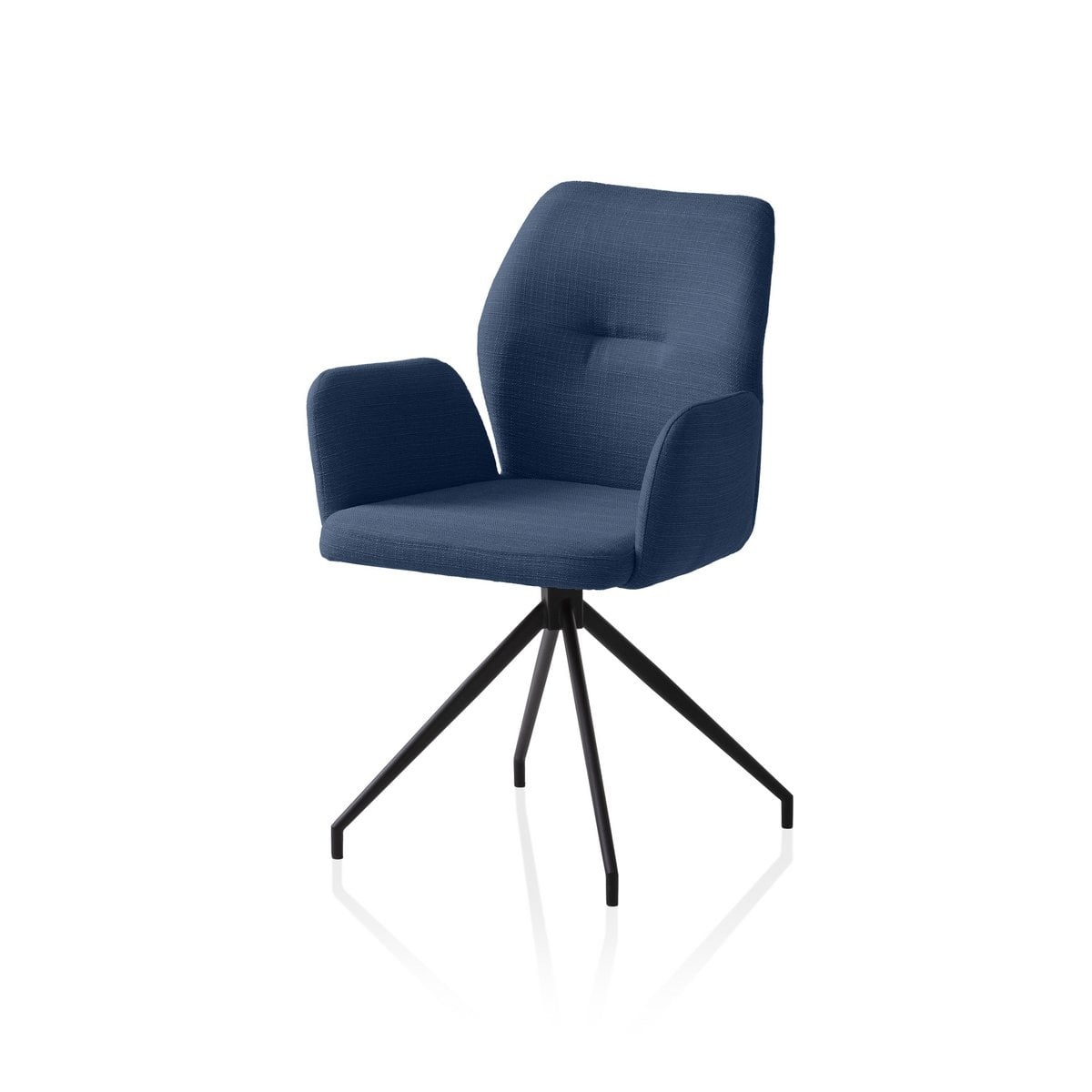 SalesFever Fauteuil met 180° draaifunctie blauw