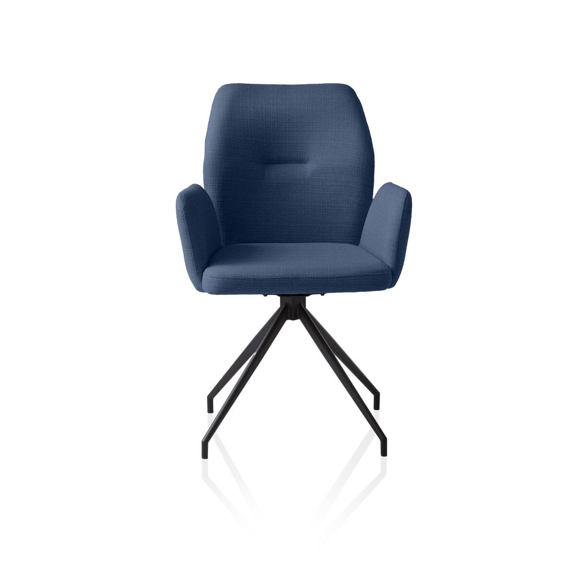SalesFever Fauteuil met 180° draaifunctie blauw