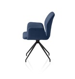 SalesFever Fauteuil met 180° draaifunctie blauw