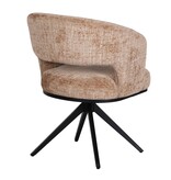 KantoormeubelenPlus Avena -stoel Caramel (set van 2)