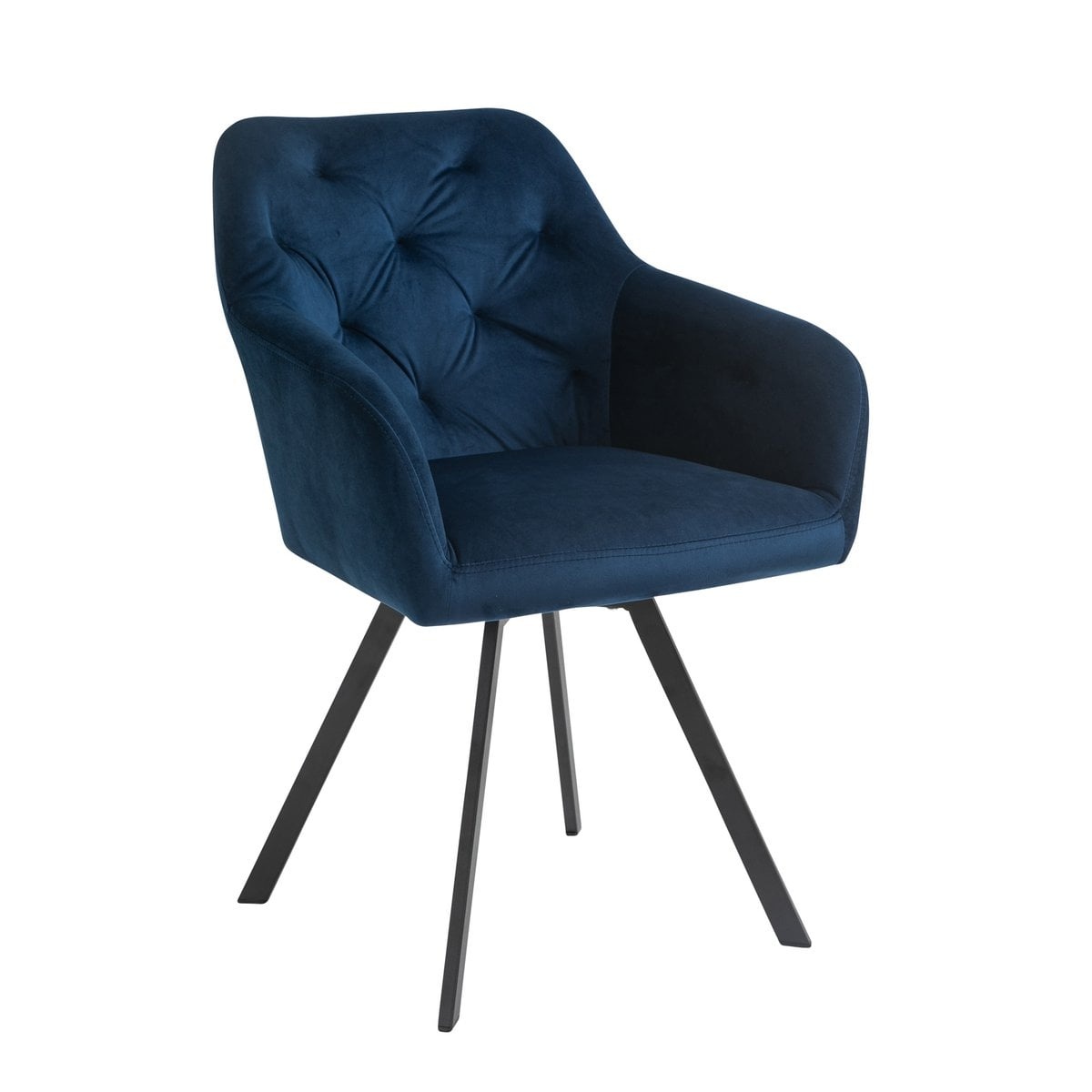 SalesFever Fauteuil met 360° draaifunctie Blauw