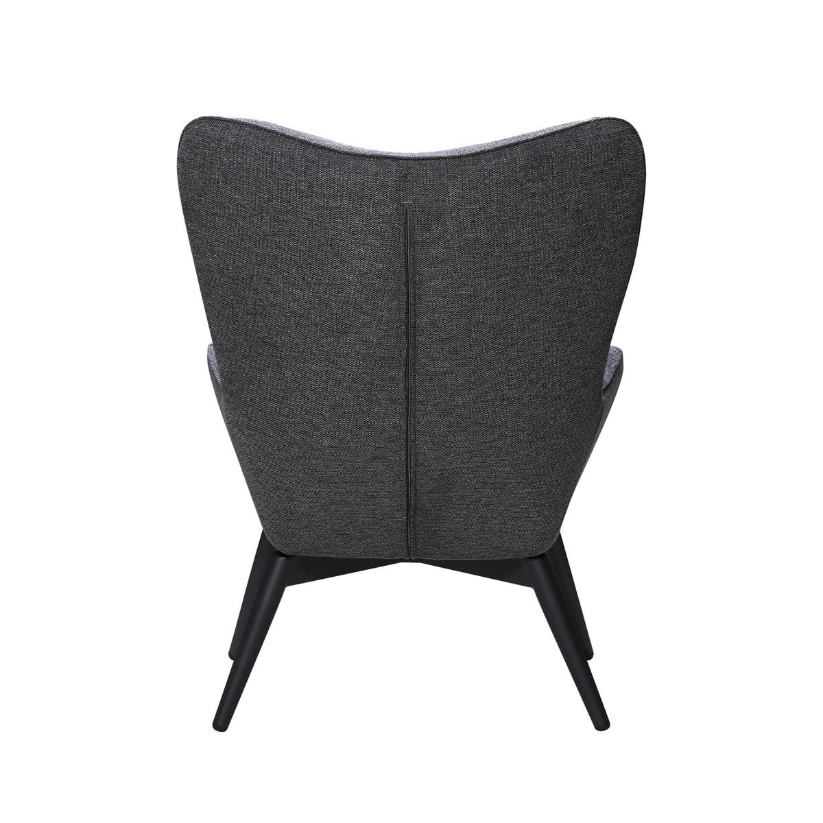 SalesFever Fauteuil donkergrijze structuurstof