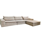 KantoormeubelenPlus London 6-SEATER + OTTOMAN TAN