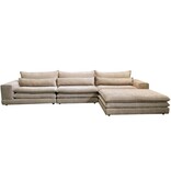 KantoormeubelenPlus London 6-SEATER + OTTOMAN TAN