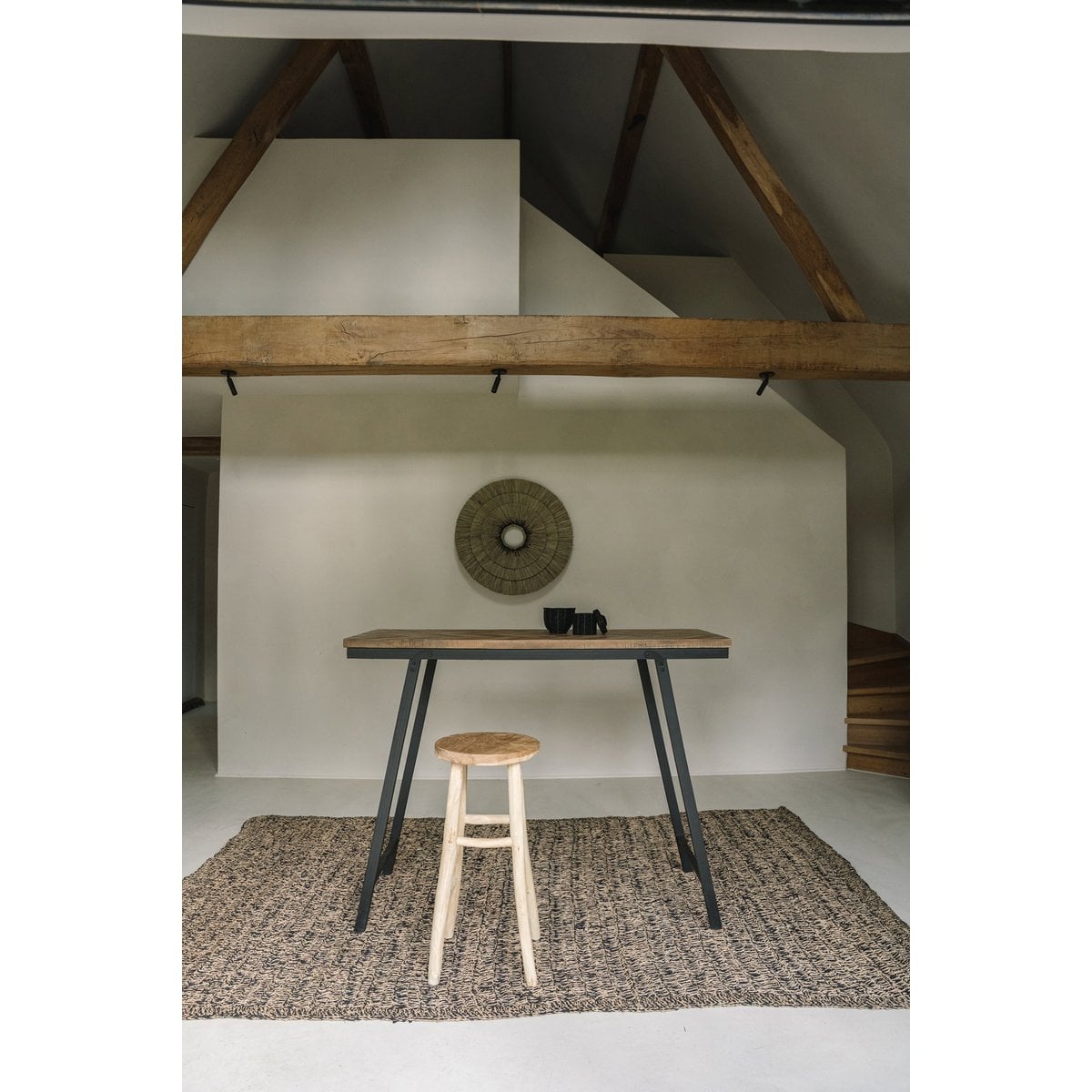 KantoormeubelenPlus De Kedut Barkruk - Naturel