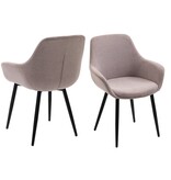 SalesFever Set van 2 fauteuils roze