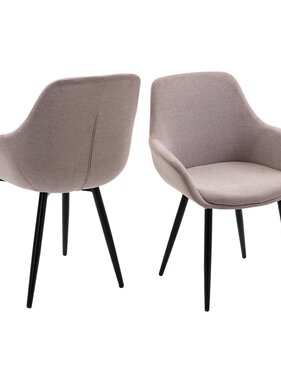 SalesFever Set van 2 fauteuils roze