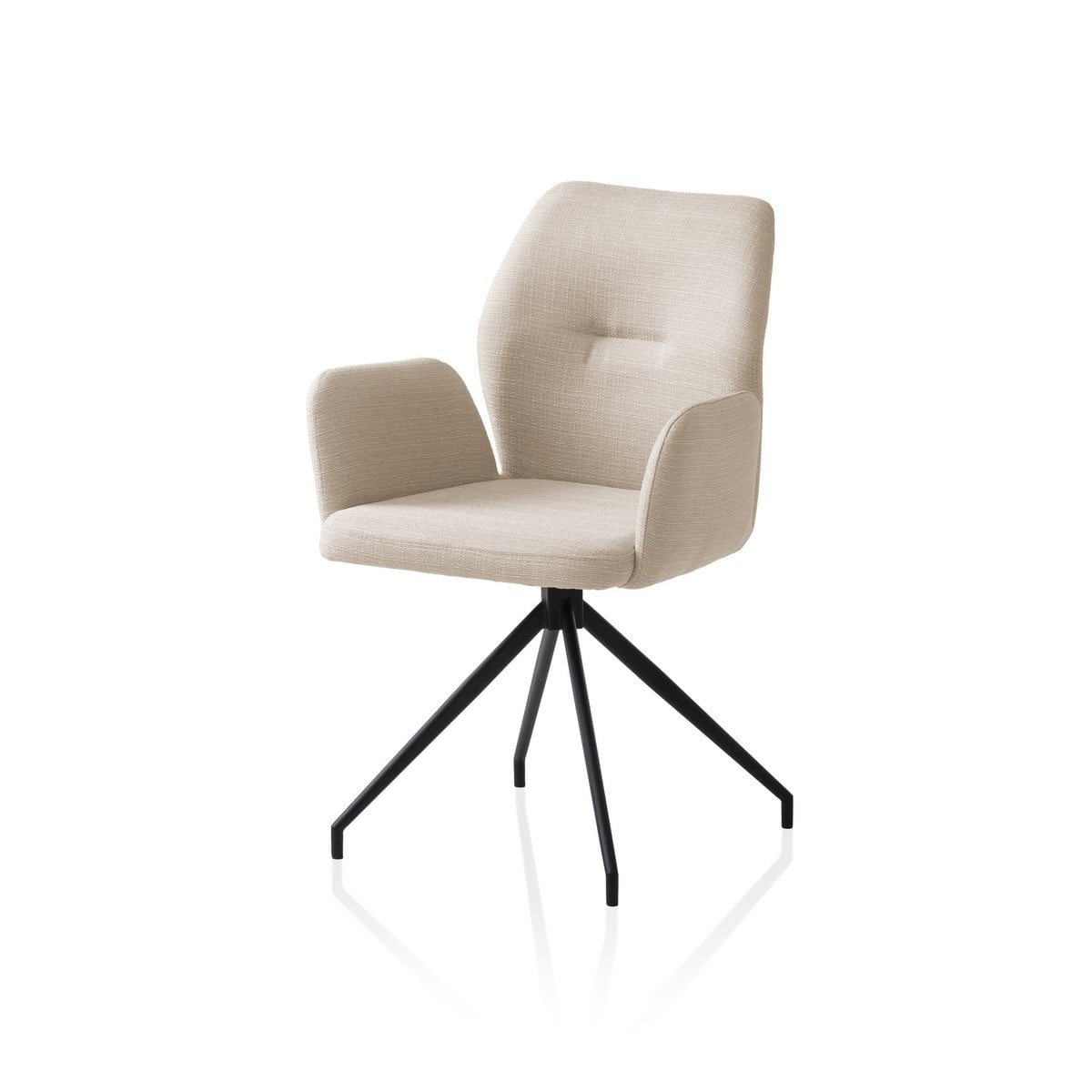 SalesFever Fauteuil met 180° draaifunctie beige