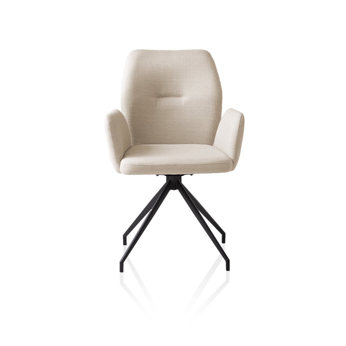 SalesFever Fauteuil met 180° draaifunctie beige