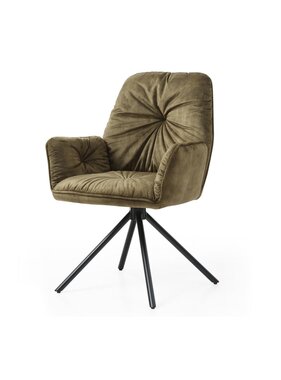 SalesFever Fauteuil met 360° draaifunctie, groen