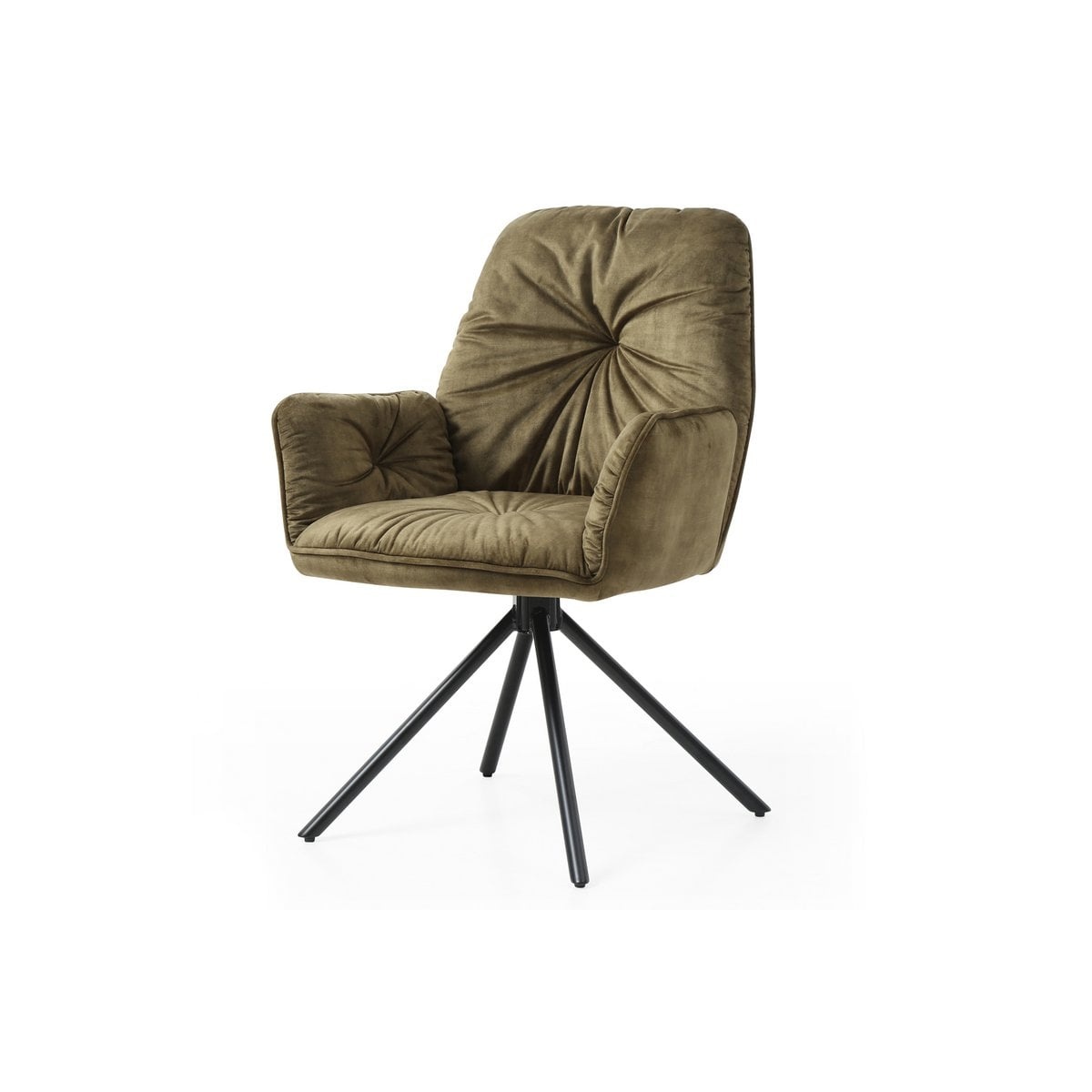 SalesFever Fauteuil met 360° draaifunctie, groen