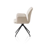 SalesFever Fauteuil met 180° draaifunctie beige