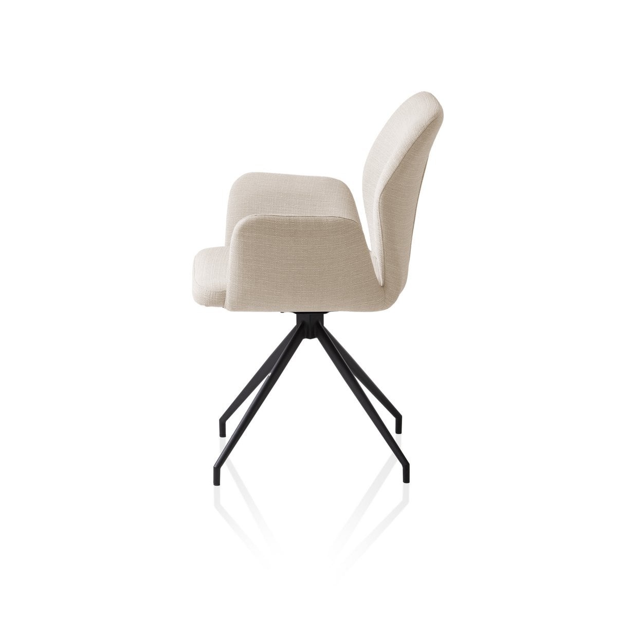 SalesFever Fauteuil met 180° draaifunctie beige