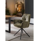 SalesFever Fauteuil met 360° draaifunctie, groen