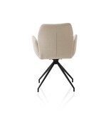SalesFever Fauteuil met 180° draaifunctie beige