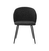 KantoormeubelenPlus Set van 2 stoelen met structuurstoffen bekleding