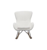 SalesFever Witte schommelstoel van teddybont