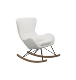 SalesFever Witte schommelstoel van teddybont