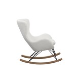 SalesFever Witte schommelstoel van teddybont