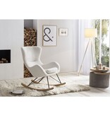 SalesFever Witte schommelstoel van teddybont