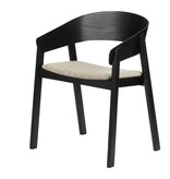 KantoormeubelenPlus EDO WOUTEN AANGEVOEREN Black (set van 2)