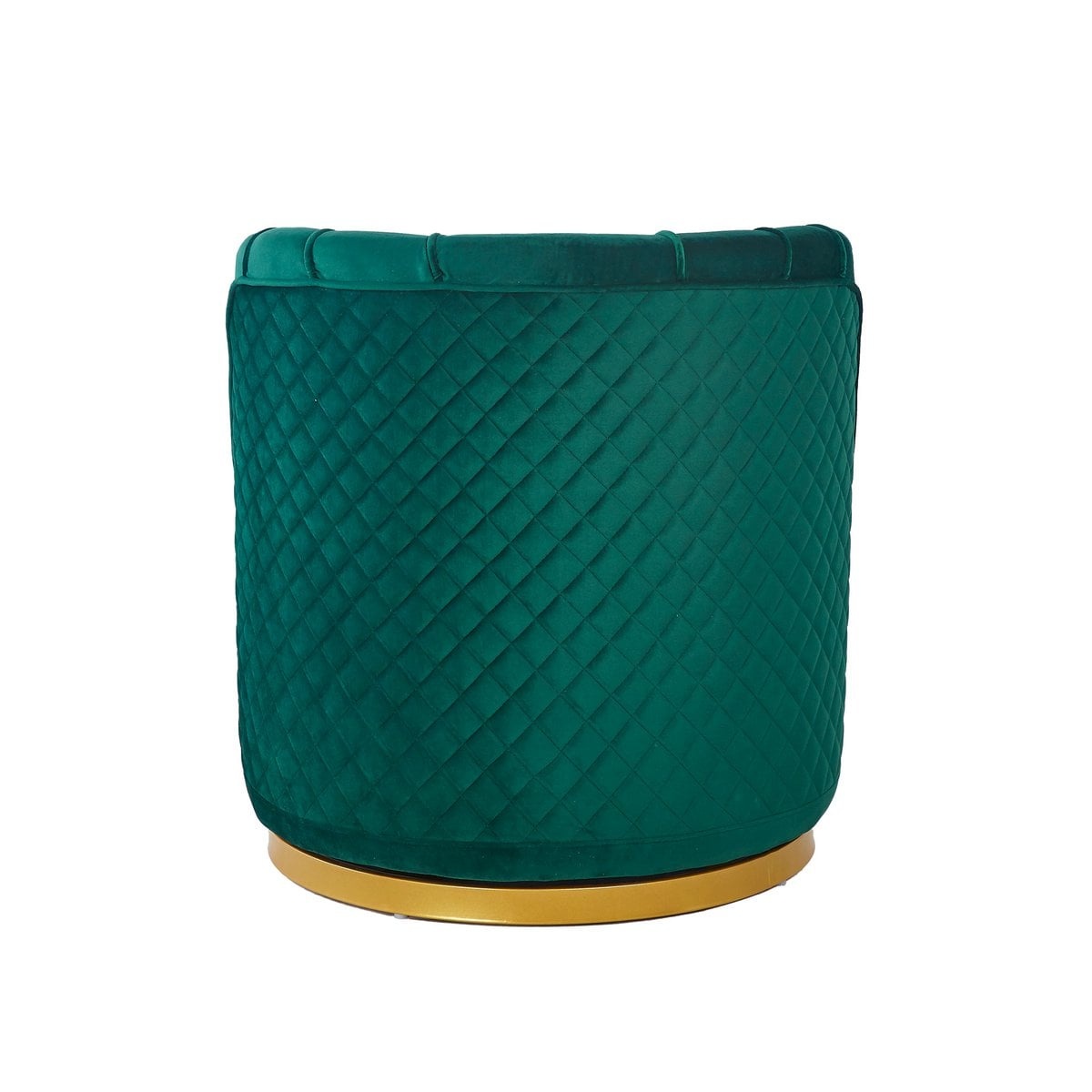 SalesFever Groen fluwelen draaifauteuil