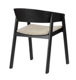 KantoormeubelenPlus EDO WOUTEN AANGEVOEREN Black (set van 2)