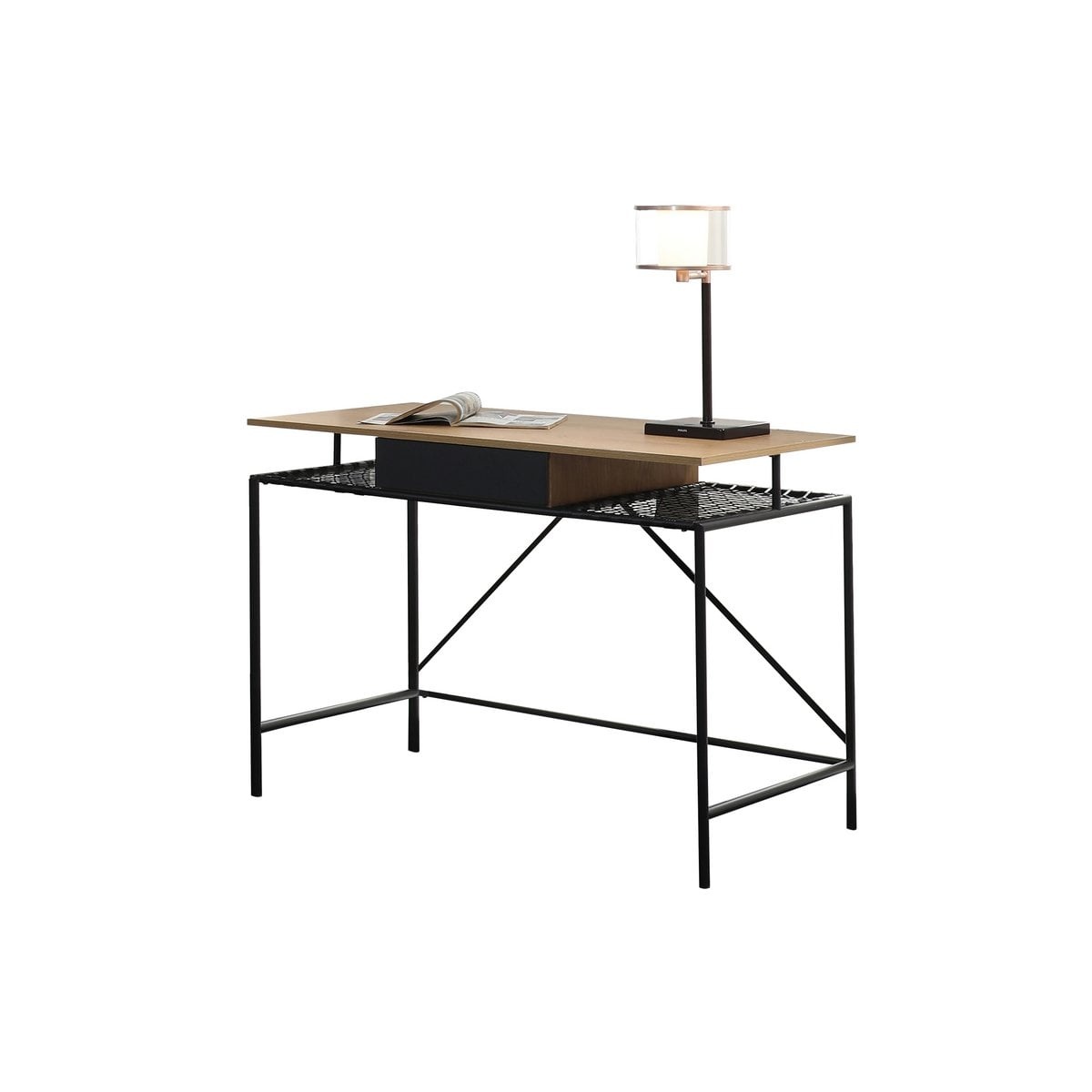 SalesFever Bureau naturel/zwart