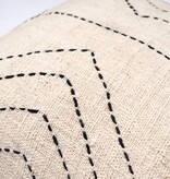 KantoormeubelenPlus Kussensloop 40x40/50x50 cm | Decoratief Kussen | Bankkussen FLORES Gemaakt van Katoen