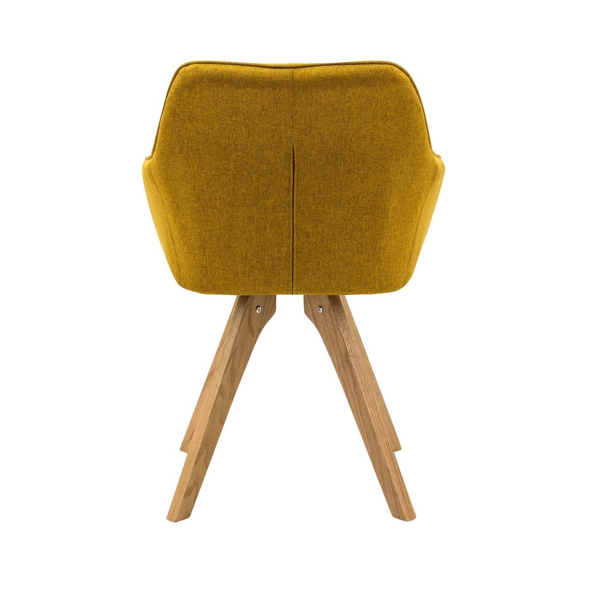 SalesFever Fauteuil set van 2 curry geel textiel