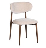 KantoormeubelenPlus Japandi -stoel Tan (set van 2)