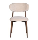 KantoormeubelenPlus Japandi -stoel Tan (set van 2)