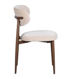 KantoormeubelenPlus Japandi -stoel Tan (set van 2)