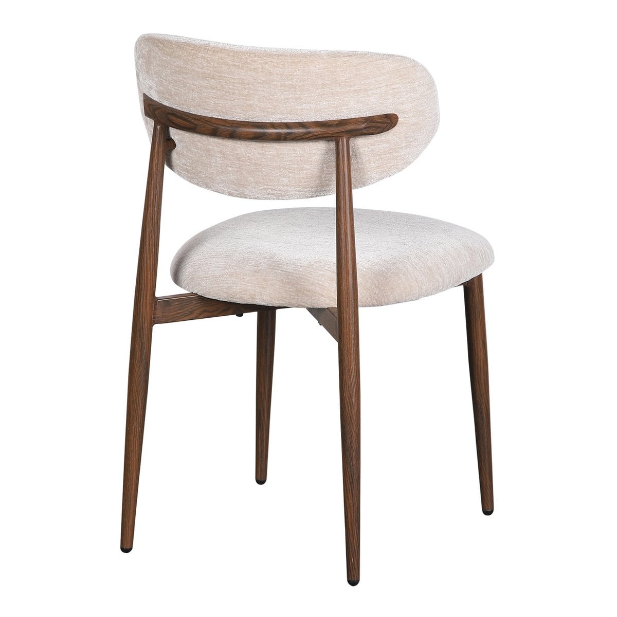 KantoormeubelenPlus Japandi -stoel Tan (set van 2)