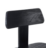 KantoormeubelenPlus De LovYa Eetkamerstoel - Zwart