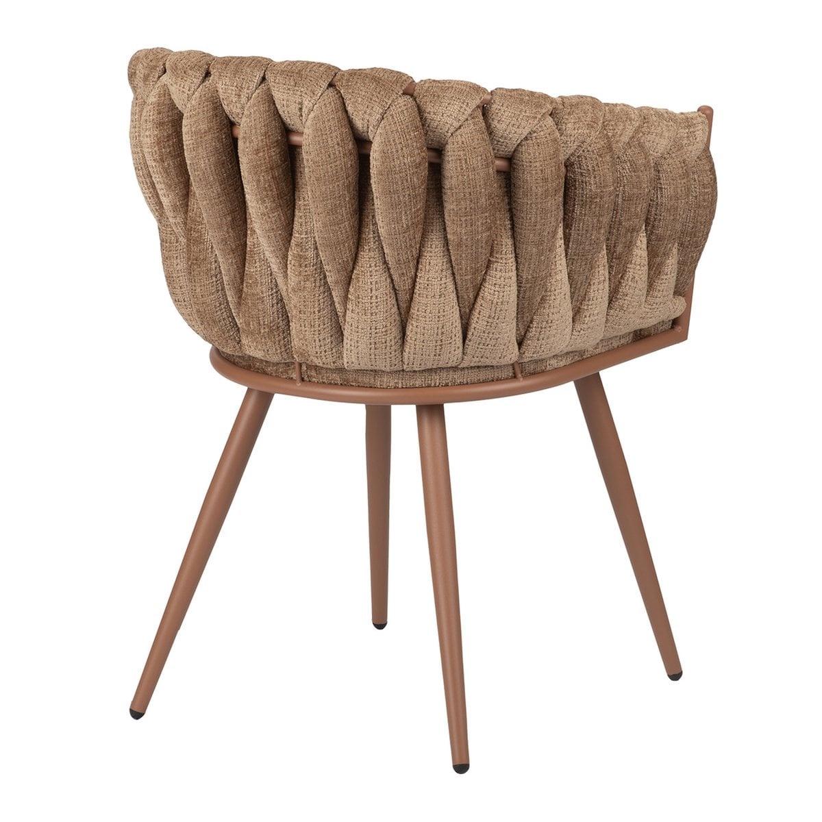 KantoormeubelenPlus Golfstoel karamel (set van 2)