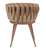 KantoormeubelenPlus Golfstoel karamel (set van 2)